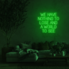 Nothing to lose
