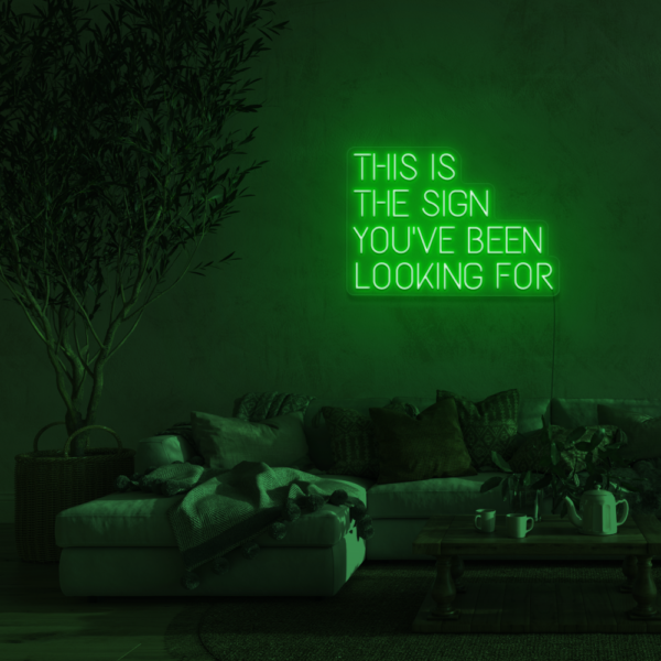 THIS IS THE SIGN YOU'VE BEEN LOOKING FOR