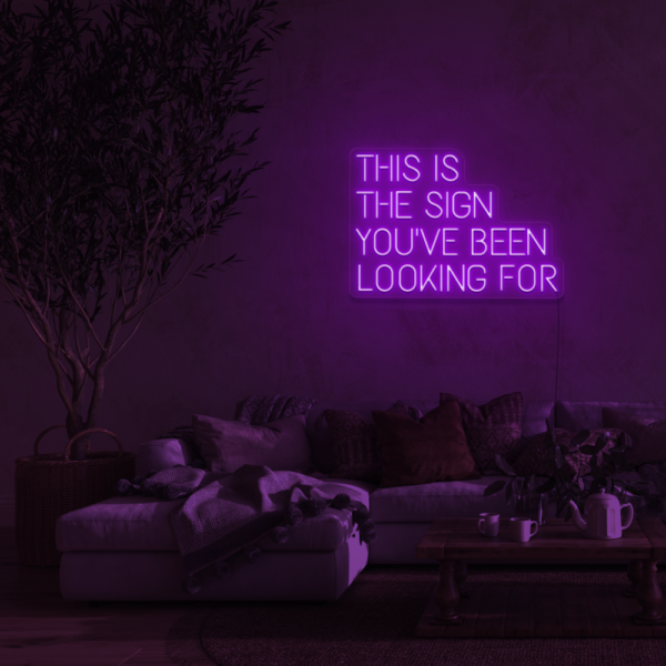 THIS IS THE SIGN YOU'VE BEEN LOOKING FOR