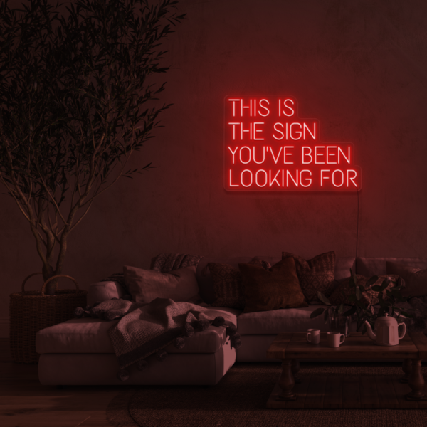 THIS IS THE SIGN YOU'VE BEEN LOOKING FOR