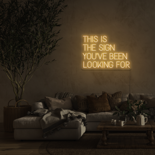 THIS IS THE SIGN YOU'VE BEEN LOOKING FOR