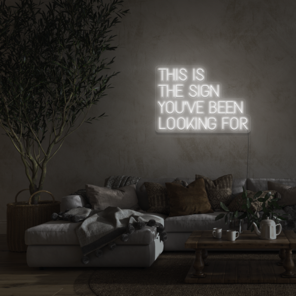 THIS IS THE SIGN YOU'VE BEEN LOOKING FOR